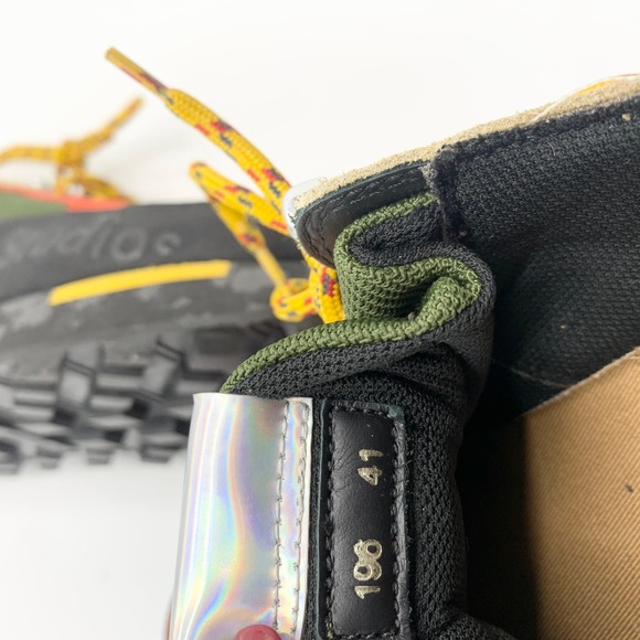 Acne Studios Men's Berton M Trainers - Multi Green - Picture 10 of 13